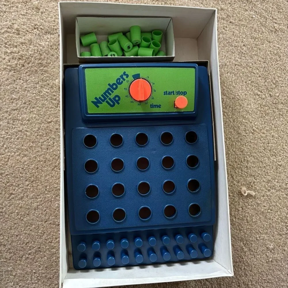 Vintage Numbers Up 1975 Count Down Against The Clock Game -Working-Complete-